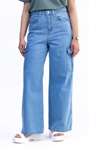 Women Cargo Denim